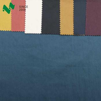 High-density dwr fabrics polyester peach skint for Coat Windbreak dowm jacket