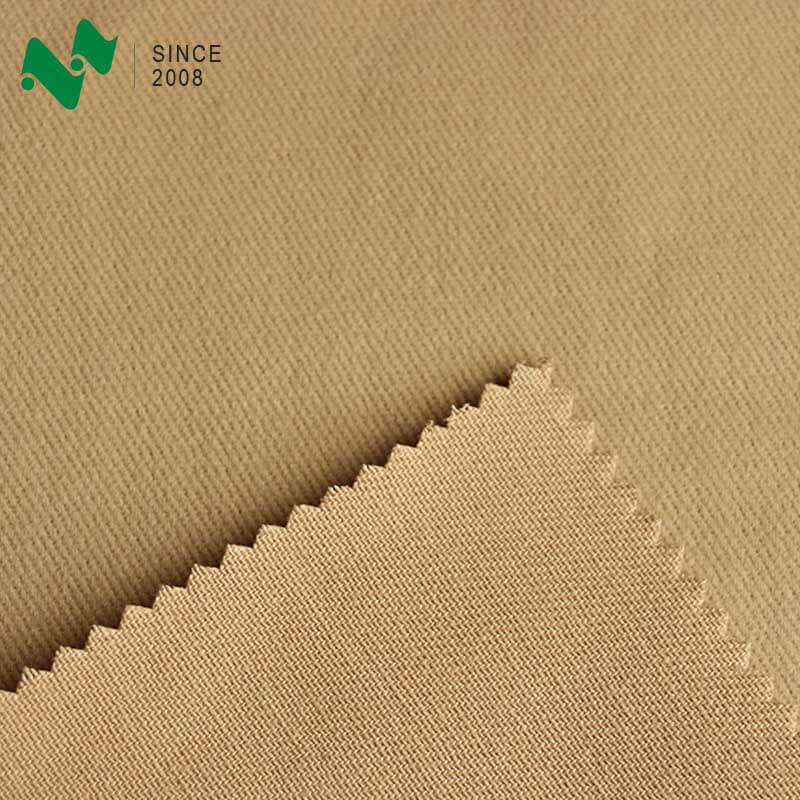 100% Cotton  twill  carbon peached fabric for coat
