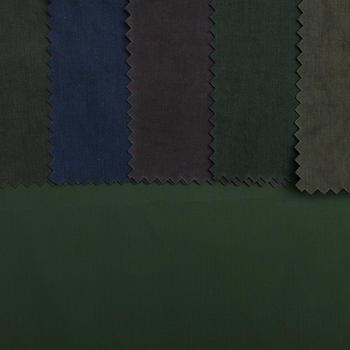 100%Cotton canvas colour coating fabric for Coat Windbreak