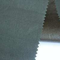 Polyester polyamide woven poplin wax coatng and laminated Plastic film fabric for Trench Coat