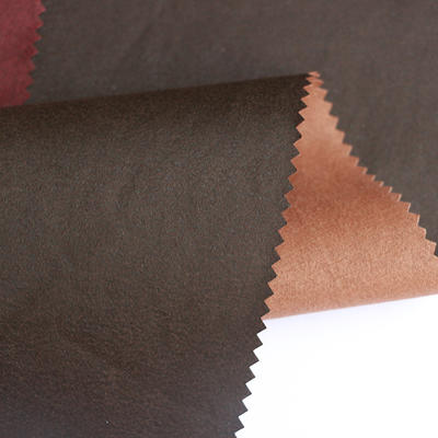 Suede fabric Cotton polyester suede coated fabric