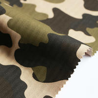 100% cotton Herringbone（ring spun yarn） Camouflage printed fabric for windcoat trousers