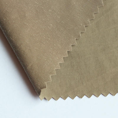 polyester nylon cotton woven fabric waxed coating for  windcoat jacket