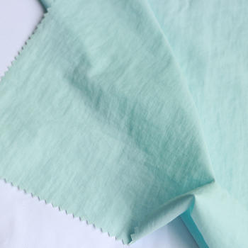 Nylon taffeta fabric wrinkled waterproof fabric