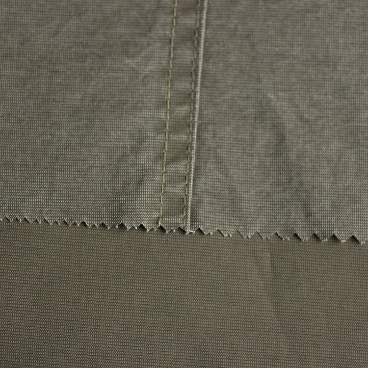 faded fabric nylon cotton twill fabric pigment deying for coat