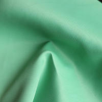 Cotton viscose plain dyed cloth for trench coat cotton clothing fabric