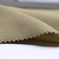 Cotton stretch twill fabric for trench coat