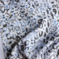 100%Rayon leopard print fabric