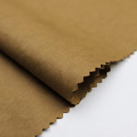 Polyester nylon paper touch fabric for coat